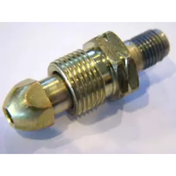 Cga-510 Nut & 2.5" X 1/4" Npt Nipple, Acetylene/Propane Regulator Inlet Fitting