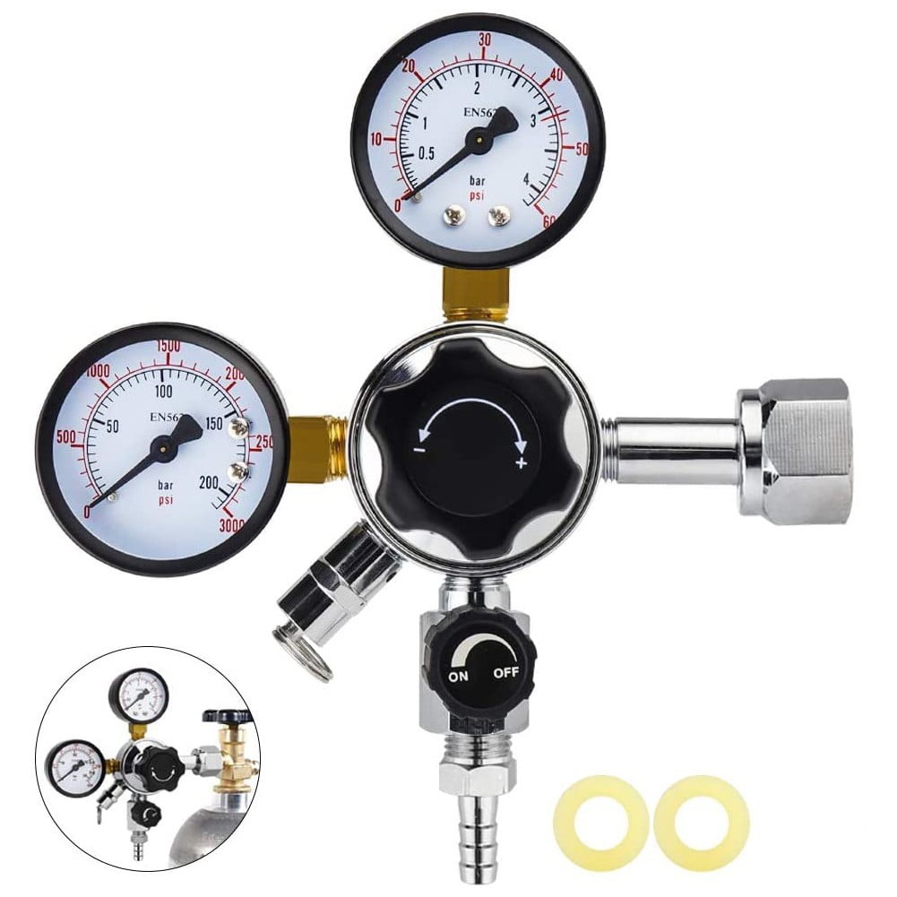 Cga320 Keg Regulator Quick Disconnect Kegerator Regulator with Knots
