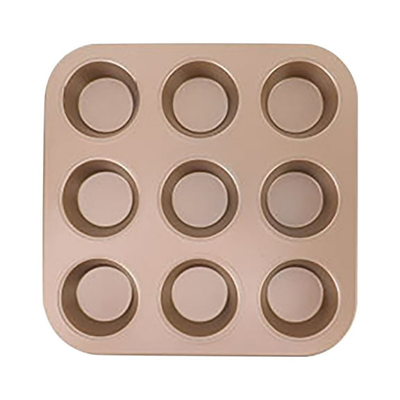 Cglfd Clearance 4/6/9/12 Cup Cake Mould Muffin Pan Non-Stick Baking Pans Easy to Clean