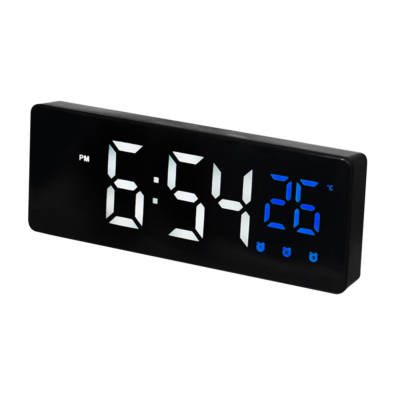 Cglfd Clearance Compact Digital Alarm Clock with USB Charging Port and