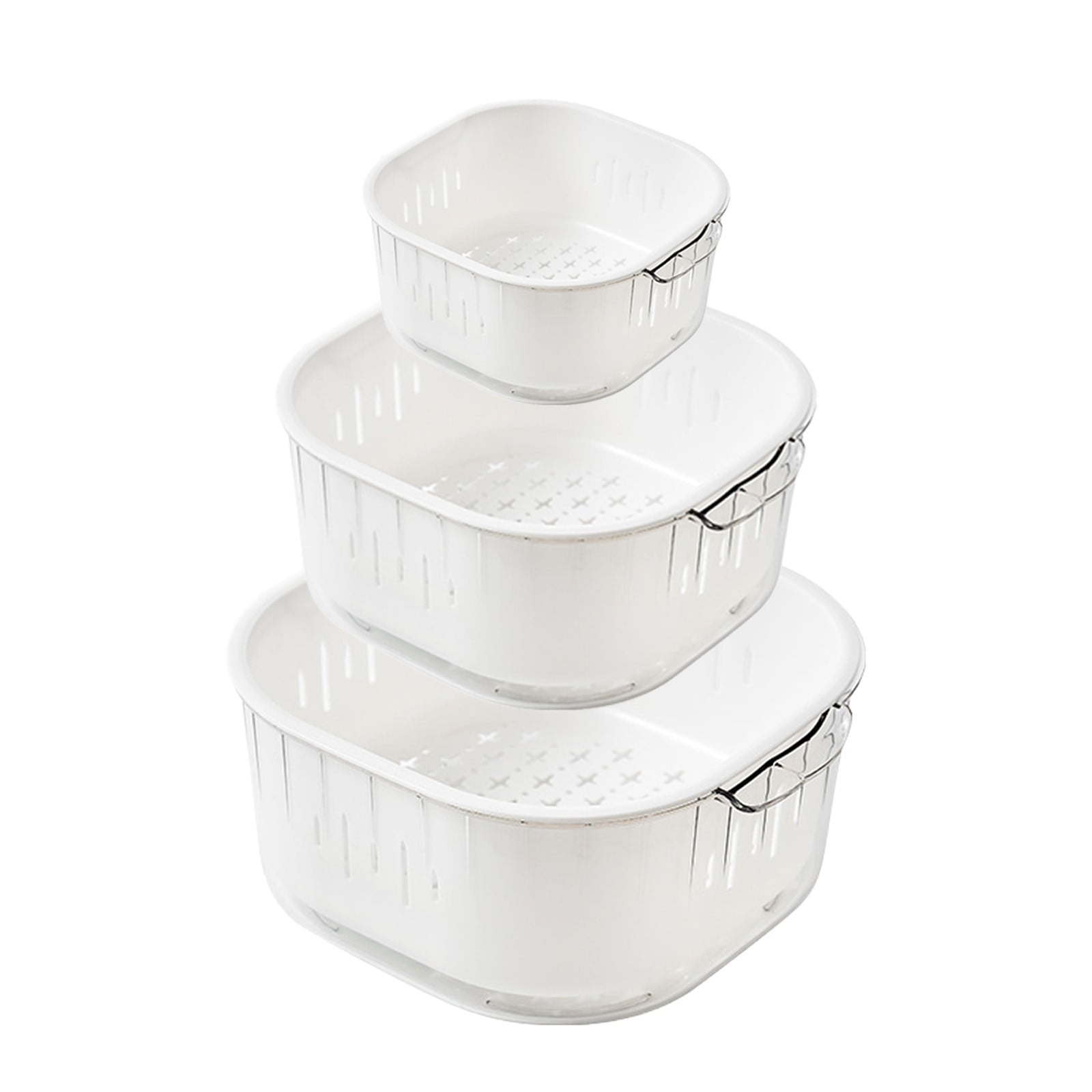 Cglfd Clearance Fruit Vegetable Washing Basket 6PCS Set Kitchen