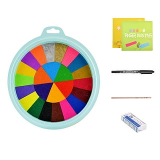 23 Pcs Set My First Finger Paint Kit with Paper Pad and Stamps, Crafts for  Kids