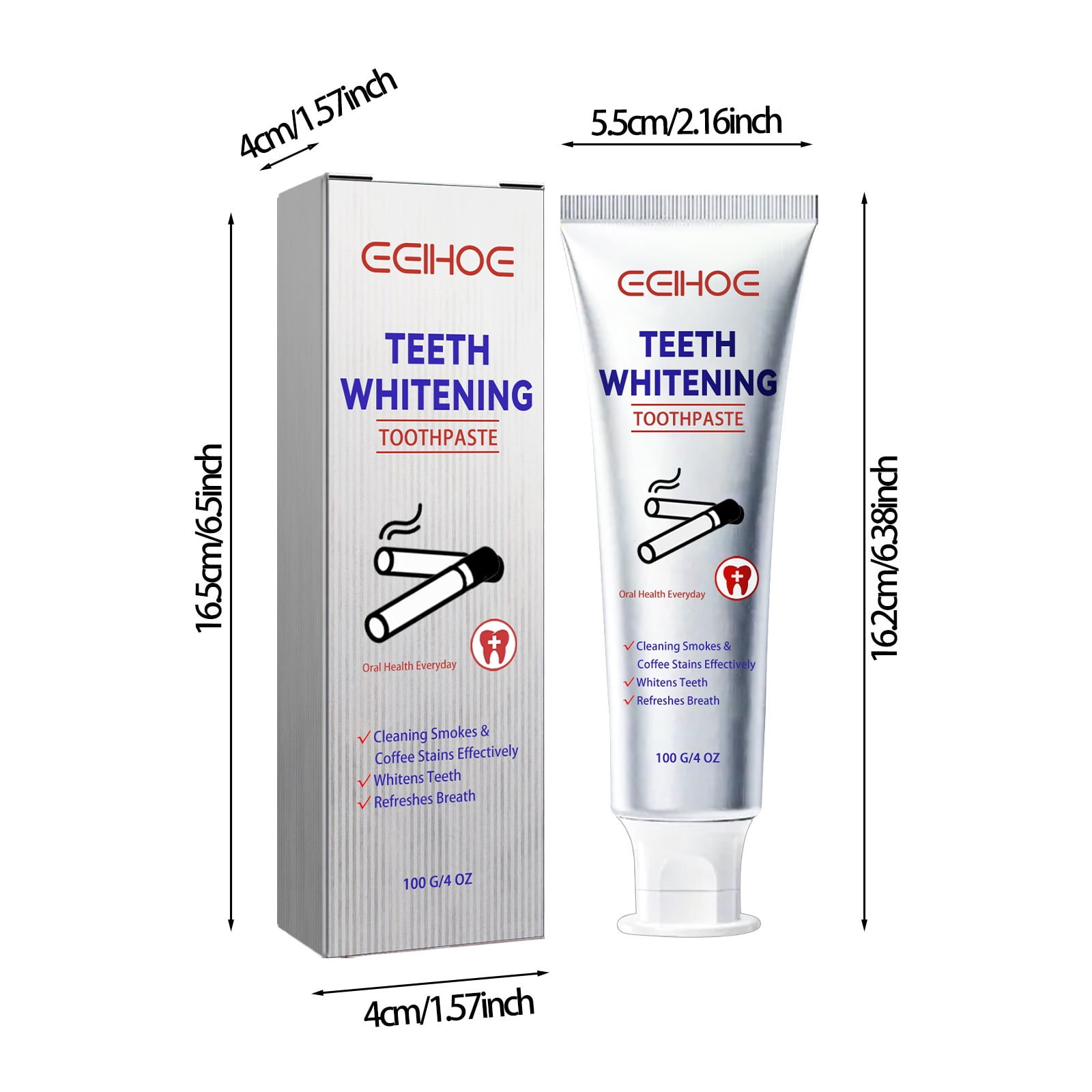 Cglfd Clearance Smoker's Toothpaste for Whitening And Stain Removal