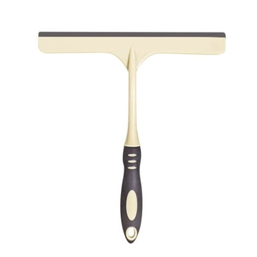 Cglfd Handheld Silicone Squeegee Cleaner for Shower Doors, Windows and Auto Glass(1PC), Coffee