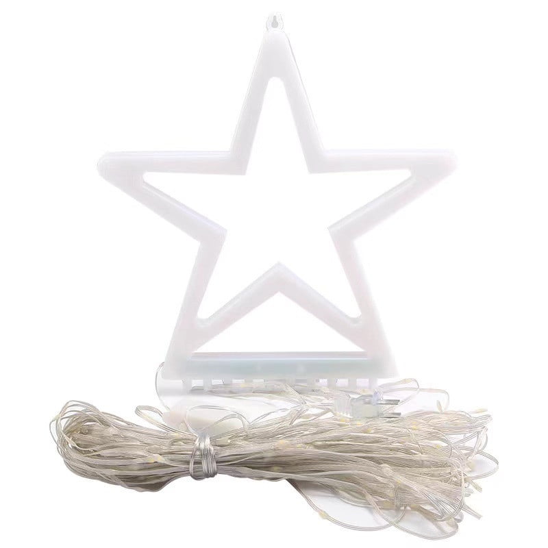 Cglfd Outdoor Waterproof Leather Wire Light, Courtyard Decoration Light, Christmas Sky Full Star