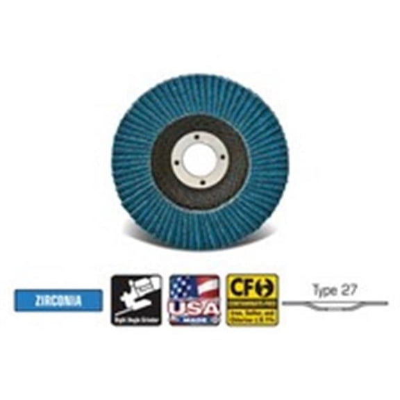 Cgw Abrasives 421-41714 Z-Poly Cotton Economy Disc - 60 Grit