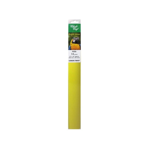 Ch.Craft Aida 14ct Bright Ideas 15x18 Box Lemon Tw