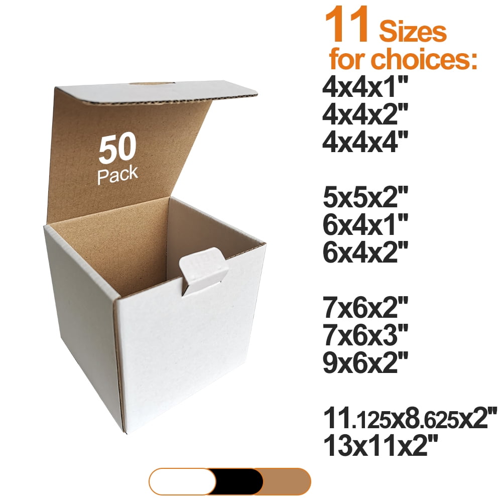 50 6 x 6 x 4 White Corrugated Mailers Die Cut Tuck Flap Boxes Free 50 6 x 6 x 4 White Corrugated Mailers Die Cut Tuck Flap Boxes Free