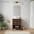 thumbnail image 1 of Château 24" Freestanding Bathroom Vanity in Brown Oak with Sink Top, 1 of 9