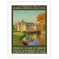 thumbnail image 1 of Château d'Azay-le-Rideau - Loire Valley France - Chemin de fer de Paris à Orléans - Vintage Travel Poster by Léon Constant-Duval c.1925 - Bamboo Fine Art 290gsm Paper (Unframed) 17x22in, 1 of 4