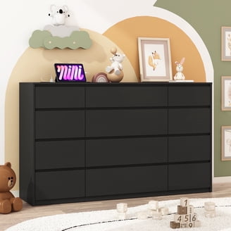 walmart black dresser 3 Drawer Dressers in Dressers Equally suited for the kids room or master bedroom 8 Drawer Dressers for Bedroom