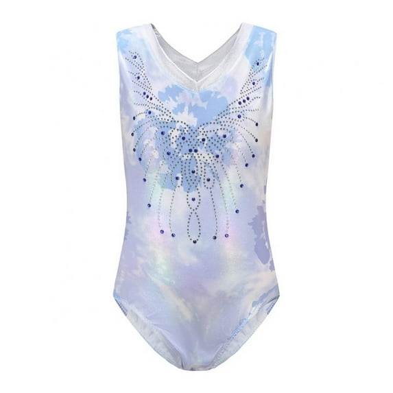 ChYoung Breathable Gymnastics Leotards for Girls Athletic Apperal Dance Wear