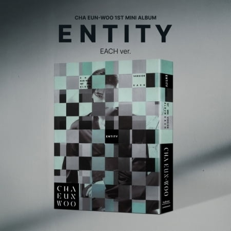 Cha Eun Woo - Entity - Each Version - Random Cover - incl. Photobook Set, Folding Poster, Photocard Set, Sticker, DIY Entity
