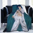 thumbnail image 1 of Cha Eun Woo Fleece Blanket Throw Blanket for Couch - Cozy Luxury Bed Blanket Microfiber and Throws for Sofa, 1 of 6