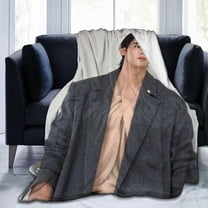 Cha Eun Woo Fleece Blanket Throw Blanket for Couch - Cozy Luxury Bed Blanket Microfiber and Throws for Sofa