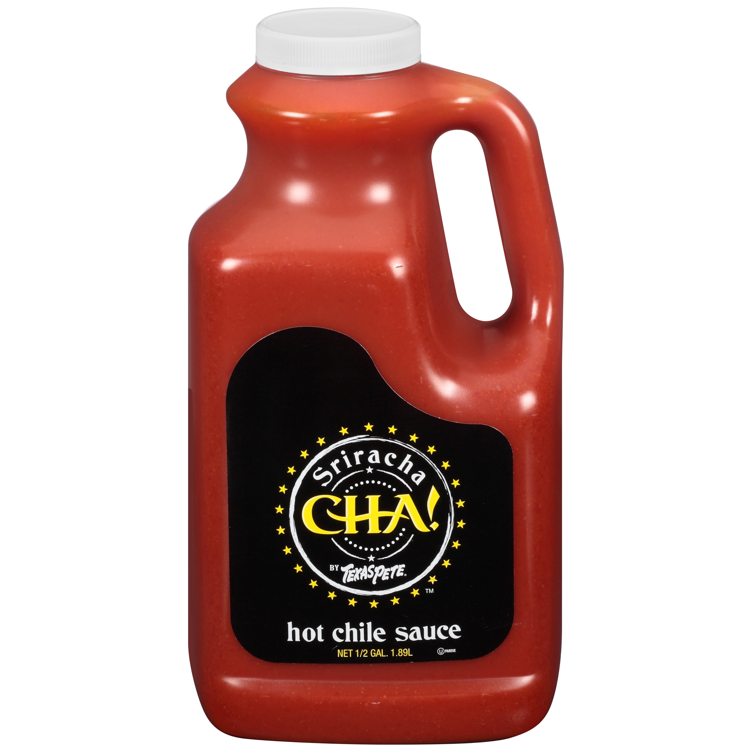 Cha! by Texas Pete Sriracha Hot Chile Sauce, 1/2 Gallon
