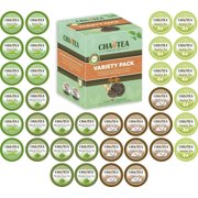 Cha4TEA 36-Count Assorted Green Tea for Keurig K-Cup Brewers (Matcha Green Tea, Green Tea, Jasmine /Oolong Green Tea)