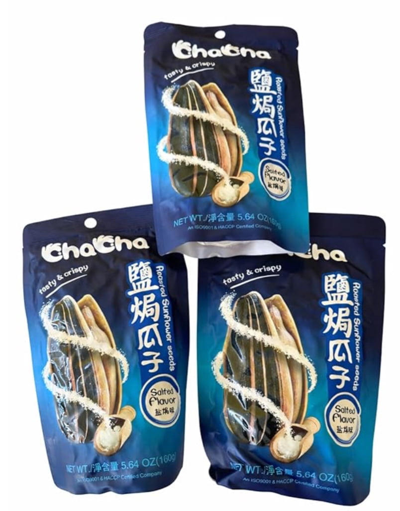 ChaCha Roasted Sunflower Seeds  slated flavor(6 bags)