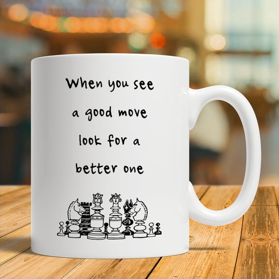 ChaChaCoo Chess Gift, Chess Mug, Chess Coffee Cup