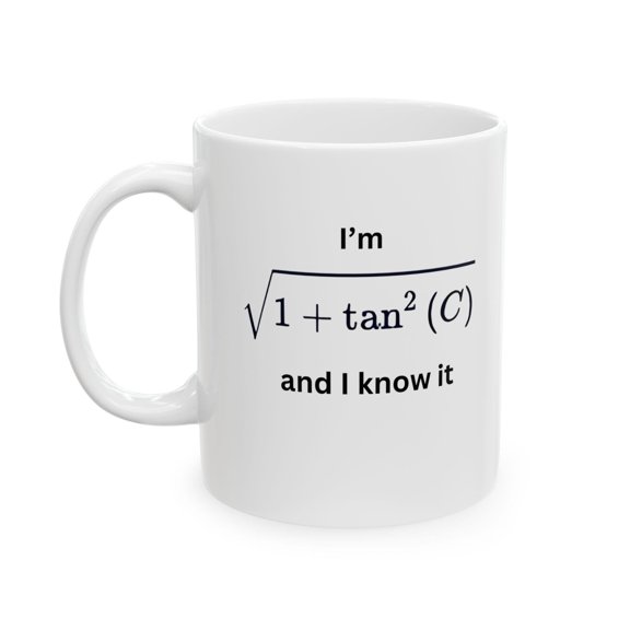 ChaChaCoo Funny Math Joke Ceramic Mug, Math Nerds Gifts, Mathematicians Gift, Geeky Coffee Cup