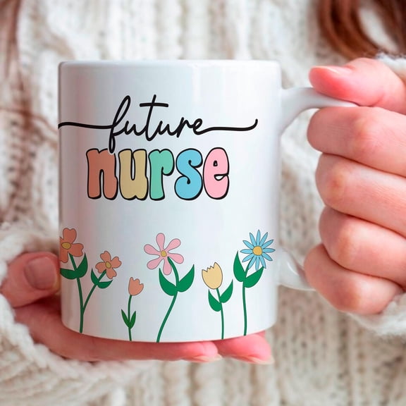 ChaChaCoo Future Nurse Mug, Nursing Student Gift, Cute Nurse Coffee Cup, Future RN Graduation Gift, Nursing School Motivation, Nurse Appreciation