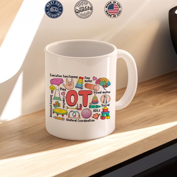 ChaChaCoo Occupational Therapy Mug, OT Assistant Mug, COTA Coffee Cup, OT Crew Gift Mug, Therapist Appreciation Mug