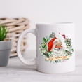 thumbnail image 1 of ChaChaCoo Santa Wreath Merry Christmas 2021 Beautiful Christmas Mug, Holiday Mug, Hot Chocolate Coffee Mugs, Choose Your Mug, Ceramic Mugs, 1 of 6