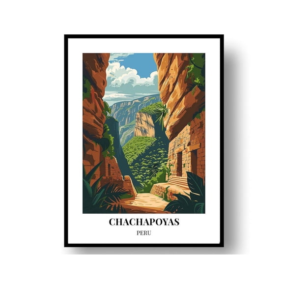 Chachapoyas Travel Peru Wall Art