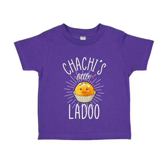 Chachi's Little Ladoo Toddler T-Shirt 2T Purple