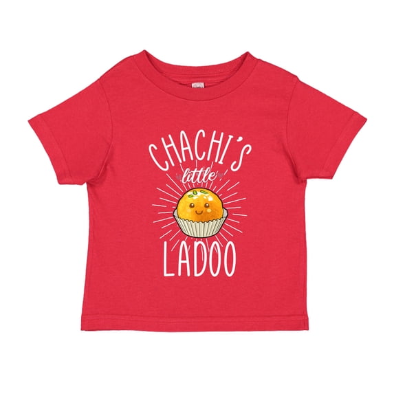 Chachi's Little Ladoo Toddler T-Shirt 4T Red