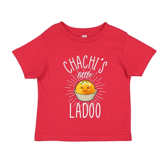 Chachi's Little Ladoo Toddler T-Shirt 5/6T Red