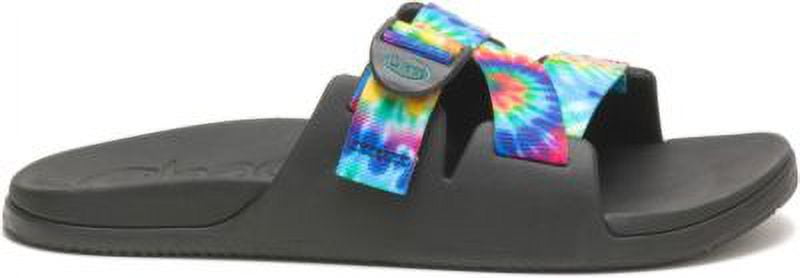 chaco slides tie dye