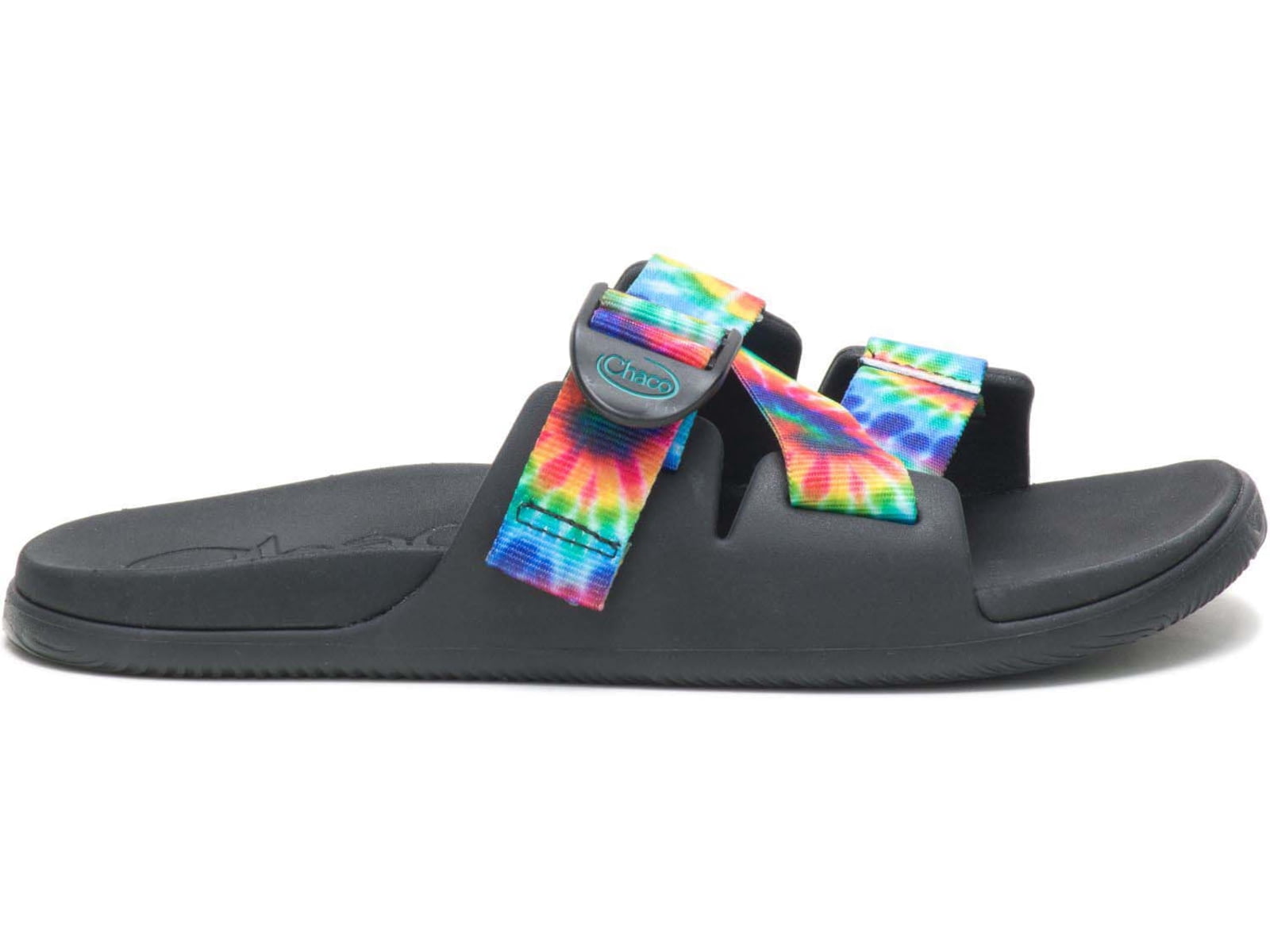 Chaco Chillos Slide M\'s 14 Sandals Black TieDye AdjustableStrap LUVSEAT Footbed Chaco Chillos Slide Sandal - Free Shipping | DSW main image 3