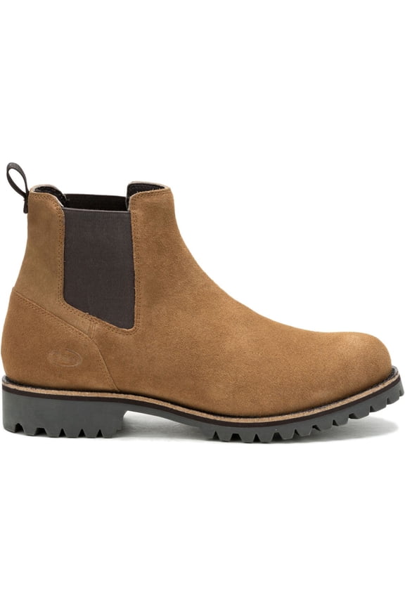 Fields Chelsea Waterproof Men Maple Brown Suede