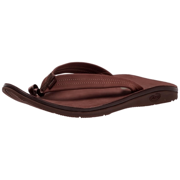 Chaco Classic Leather Flip Dark Brown  JCH107833 Men's Size 7