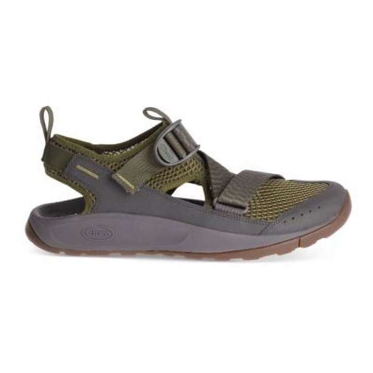Chaco Odyssey Mens Sz 9 Grey Teal Closed Toe Water Shoe Sport Sandal JCH107291 Chaco Odyssey Men 9 Gray Closed Toe Mesh Water Shoe Hiking  main image 2