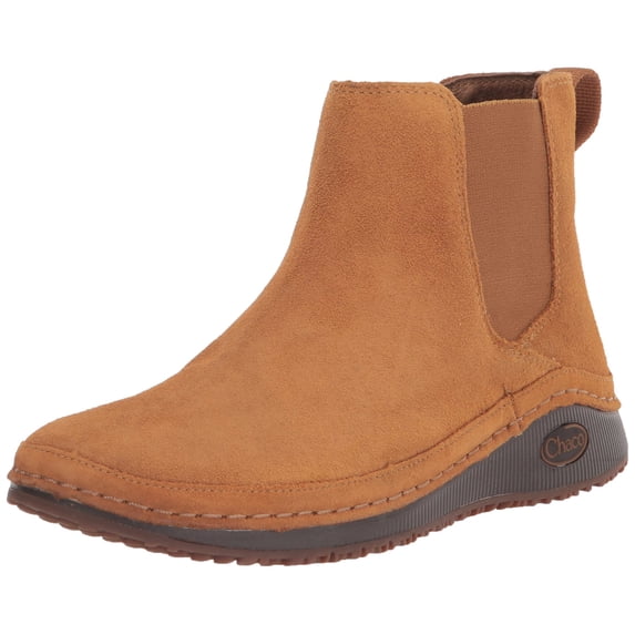 Chaco Women's Paonia Chelsea Boot, Caramel Brown, 10
