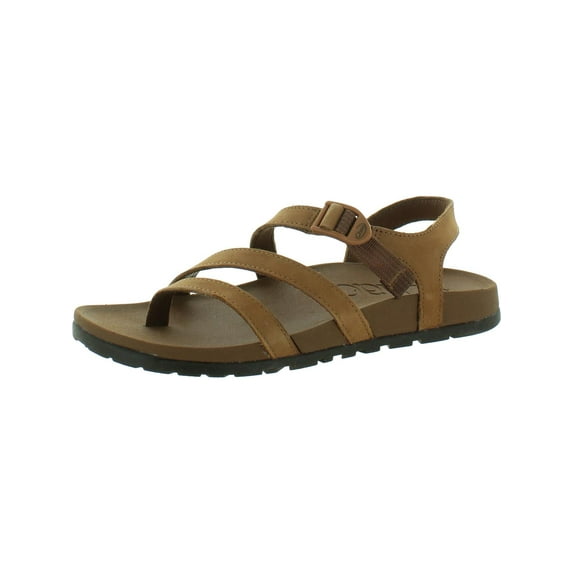 Chaco Womens Lowdown Strappy Leather Luvseat Footbed Strappy Sandals