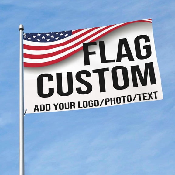 Custom Flag 3x5 Ft Double Sided Outdoor,Personalize Print Your Own Text/Photo/Logo,Custom Flags For Outside,Customized Indoor Outdoor Decoration