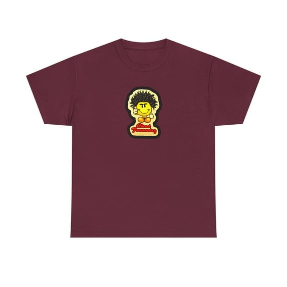 Chad Fernandez World Industries Flameboy Skateboard 2000s Vintage T Shirt Print - Maroon / L