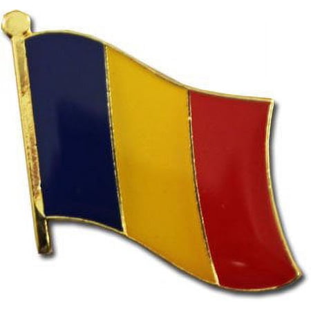 Chad Flag Lapel Pin