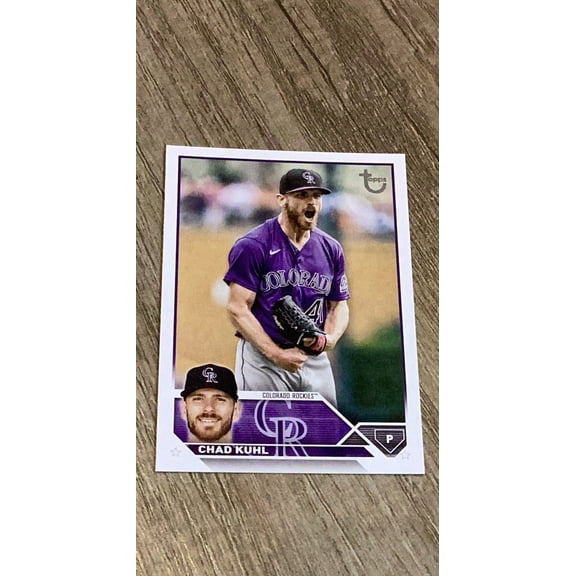 Chad Kuhl MLB Colorado Rockies 2023 Topps 517 Advanced Stats /300 numbered trading card