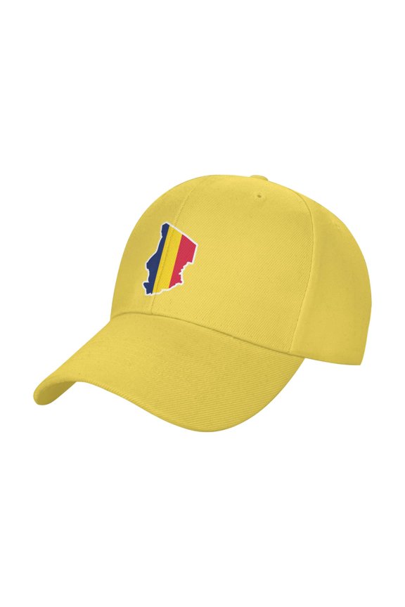 Chad Map Flag Sandwich Cap Unisex Adjustable Adult Baseball Caps Casquette Hats Flat Cap