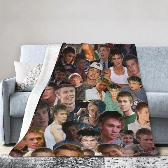 Chad Michael Murray Fleece Blanket Throw Blanket for Couch - Cozy Luxury Bed Blanket Microfiber and Throws for Sofa