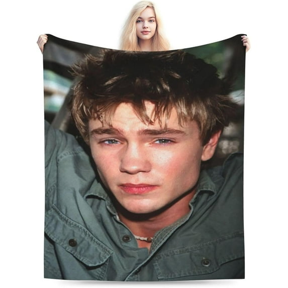 Chad Movie Michael Actor Throw Blanket Flannel Blanket Warm Soft Microfiber Blanket for Living Room Couch Sofa Bedroom Decor Gifts 60"x50"