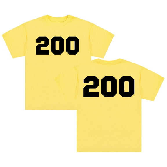 Chad Powers 200 Logo T-shirt 2025 Tv Show Crewneck Short Sleeve Cotton Tee Women Men Streetwear Tops