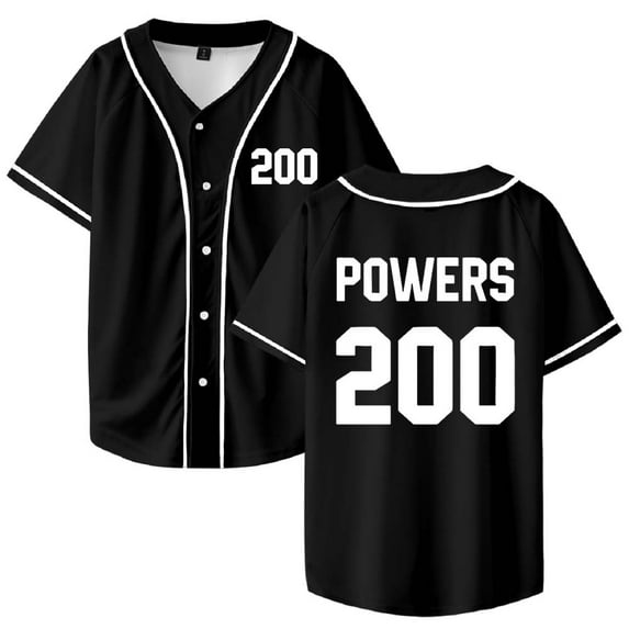 Chad Powers 200 Merch Baseball Jersey Shirt V-Neck Women Men Short Sleeve Streetwear Clothes