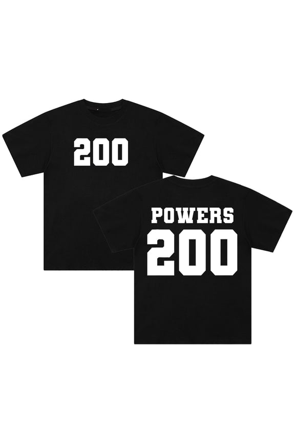 Chad Powers 200 T-shirt 2025 Tv Show Crewneck Short Sleeve Cotton Tee Women Men Streetwear Tops