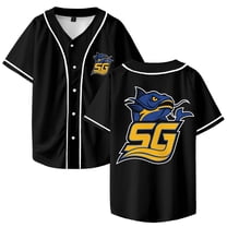 Chad Powers South Georgia Catfish Baseball Jersey Shirt V-Neck Women Men Short Sleeve Streetwear Clothes