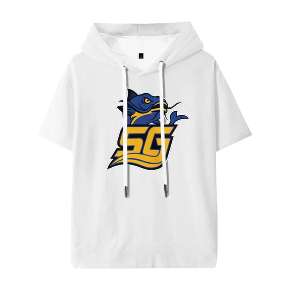 Chad Powers South Georgia Catfish Hooded T-Shirts Women Men Short Sleeve Tee Casual Fashion Clothes